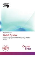 Welsh Syntax