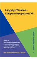 Language Variation - European Perspectives VII