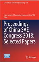 Proceedings of China Sae Congress 2018: Selected Papers