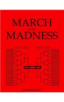 March Madness Notebook - MARCH to the MADNESS