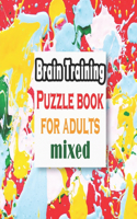 Puzzle book for adults mixed