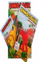 Dinosaur Activity & Colouring Book