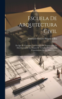 Escuela De Arquitectura Civil: En Que Se Contienen Los Ordenes De Arquitectura, La Distribucion De Los Planos De Templos Y Casas, Y El Conocimiento De Los Materiales...