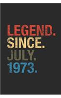 Legend Since July 1973