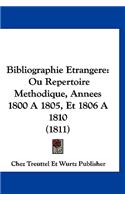 Bibliographie Etrangere