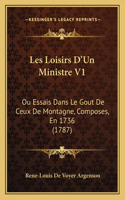 Les Loisirs D'Un Ministre V1