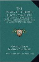 Essays Of George Eliot, Complete