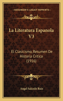La Literatura Espanola V3