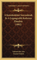 Kereskedelmi Szerzodesek Es a Legnagyobb Kedvezes Elmelete (1892)
