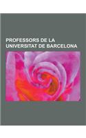 Professors de La Universitat de Barcelona: Josep Puig I Cadafalch, Lluis Domenech I Montaner, Josep Maria Jujol I Gibert, Alexandre Cirici I Pellicer,