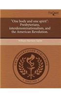 One Body and One Spirit: Presbyterians