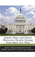 Galactic Noise and Passive Microwave Remote Sensing from Space at L-Band