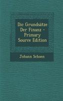 DIC Grundsatze Der Finanz - Primary Source Edition