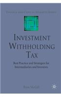 Investment Withholding Tax