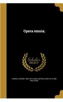 Opera Omnia;