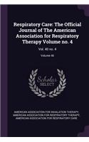 Respiratory Care: The Official Journal of The American Association for Respiratory Therapy Volume no. 4: Vol. 40 no. 4; Volume 40