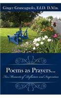 Poems as Prayers...
