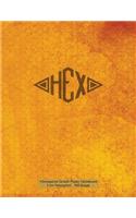 Hexagonal Graph Paper Notebook 1 cm hexagons - 160 pages