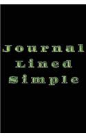 Journal Lined Simple