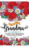 I love you Grandma Coloring Book
