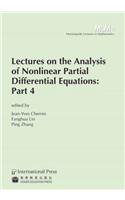 Lectures on the Analysis of Nonlinear Partial Differential Equations
