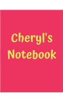 Cheryl's Notebook