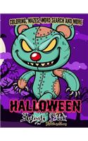 Halloween Activity book: A Fun Kid Workbook Game For Learning, Coloring, Mazes, Word Search and More !(10 Halloween Collection)