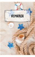 Romania: Ruled Travel Diary Notebook or Journey Journal - Lined Trip Pocketbook for Men and Women with Lines