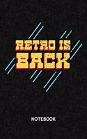 Retro Is Back: Grandfather NOTEBOOK Grid-lined 6x9 - Retro Journal A5 Gridded - Vintage Lover Planner Retro Party 120 Pages SQUARED - Vintage Style Diary Nostalgia