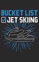 Bucket List Jet Skiing: Jetski Notebook Blank Dot Grid Jestki Lover Journal dotted with dots 6x9 120 Pages Checklist Record Book Boys Water Sports Take Notes Gift Planner P