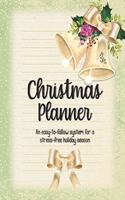 Christmas Planner - An easy-to-follow system for a stress-free holiday season: Save money & time with this countdown calendar & checklist organizer, budget & expense tracker, party grocery list & more! Beautiful green and golde