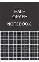 Half Graph Notebook 4x4 Quad Ruled Lined 6x9 100 sheets
