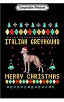 Composition Notebook: Italian Greyhound Face Graphic Art Journal/Notebook Blank Lined Ruled 6x9 100 Pages