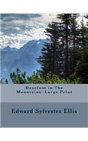 Deerfoot in The Mountains: Large Print