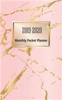 2019-2020 Monthly Pocket Planner