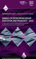 Annals of Entrepreneurship Education and Pedagogy - 2016