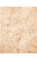 Cream Marble Large Dot Journal