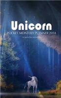 Unicorn Pocket Monthly Planner 2018