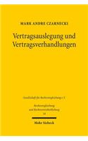 Vertragsauslegung Und Vertragsverhandlungen