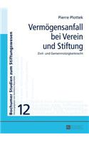 Vermoegensanfall Bei Verein Und Stiftung