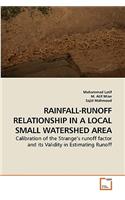 Rainfall-Runoff Relationship in a Local Small Watershed Area