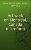 Art work on Montreal, Canada microform