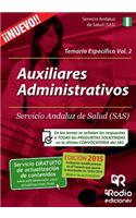 Auxiliares Administrativos del SAS. Temario Especifico. Volumen 2
