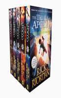 Rick Riordan Trials of Apollo Collection 5 Books Set (The Hidden Oracle, The Dark Prophecy, The Burning Maze, The Tyrantâ€™s Tomb & The Tower of Nero)