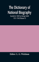 dictionary of national biography