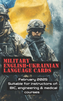Military English - Ukrainian Language Cards