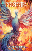 Phoenix Coloring Book for Adults