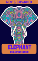 Elephant Coloring Book (New & Expanded): Relaxing Coloring Books For Kids (4-12)