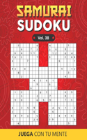 SAMURAI SUDOKU Vol. 38: 500 Puzzles Overlapping into 100 Samurai Style for Adults Easy and Advanced Perfectly to Improve Memory, Logic and Keep the Mind Sharp One Puzzle pe(38 Samurai Sudoku)