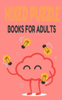 mixed puzzle books for adults